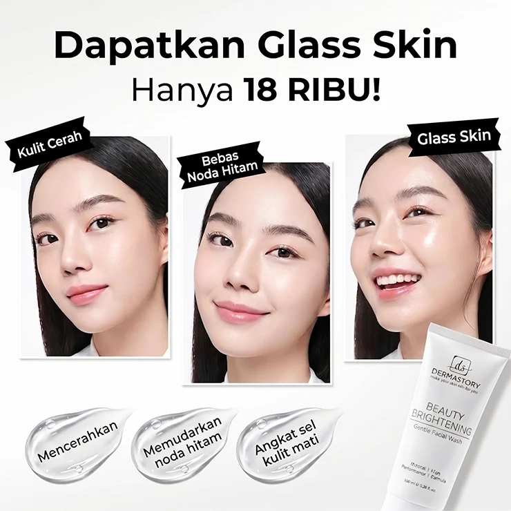 DERMASTORY Beauty Brightening Gentle Facial Wash 100ml - Gambar 6